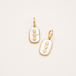 Boucles Bohm Paris - Dévonne Boucles types Créoles Bohm Paris Nacre blanche 