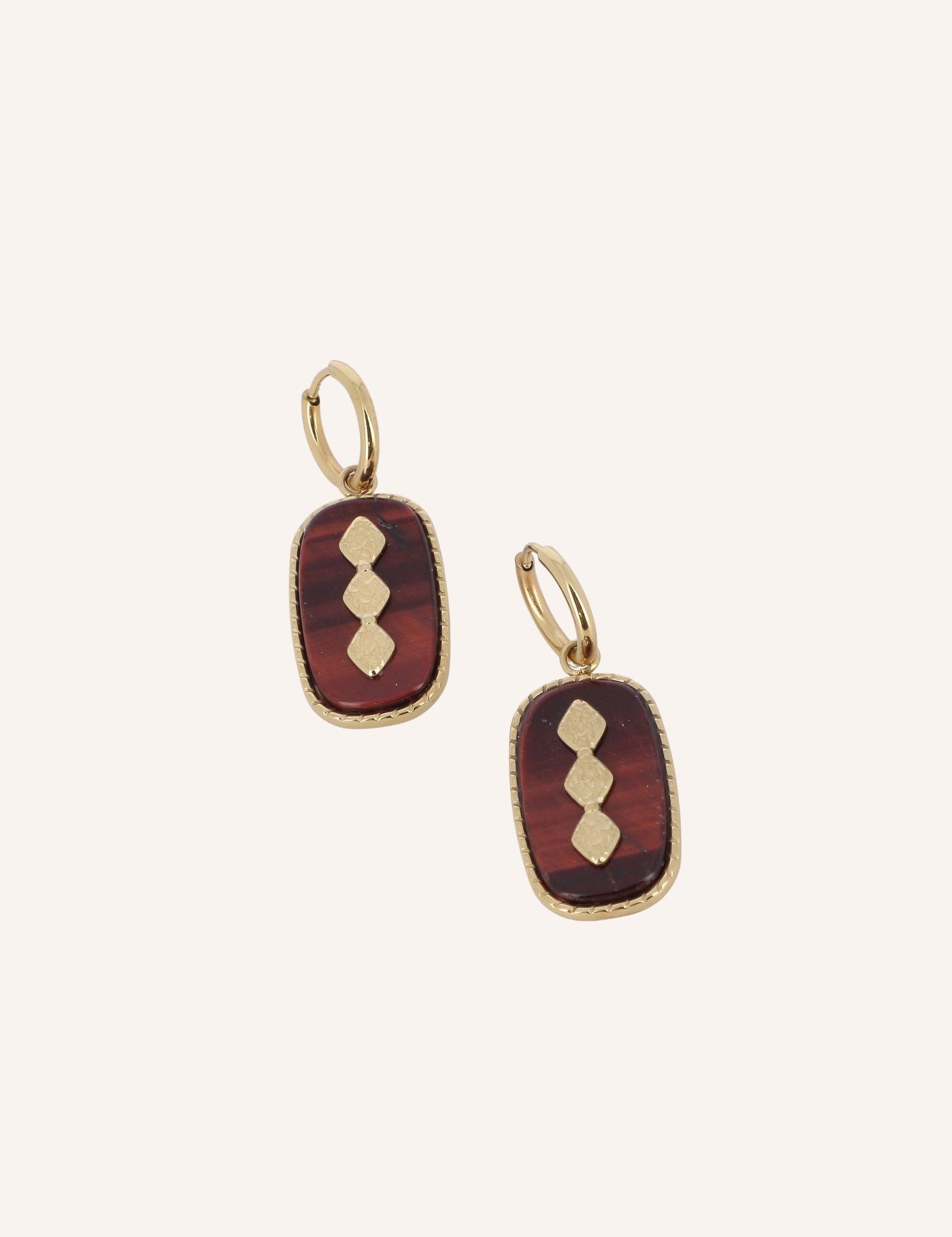 Boucles Bohm Paris - Dévonne Boucles types Créoles Bohm Paris Oeil de taureau 