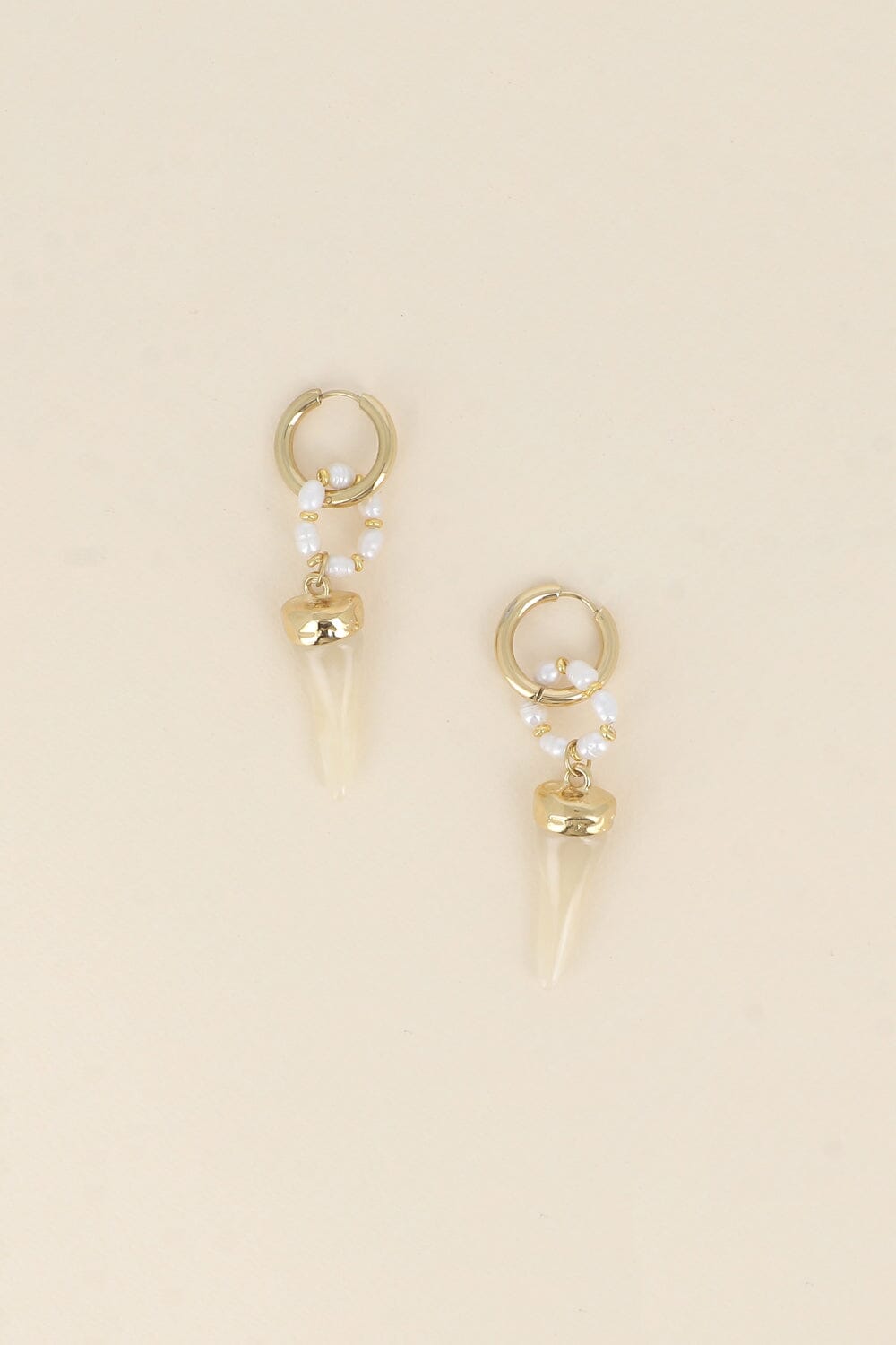 Boucles Bohm Paris - Ebonya Boucles d'oreilles type Créoles Bohm Paris Blanc 