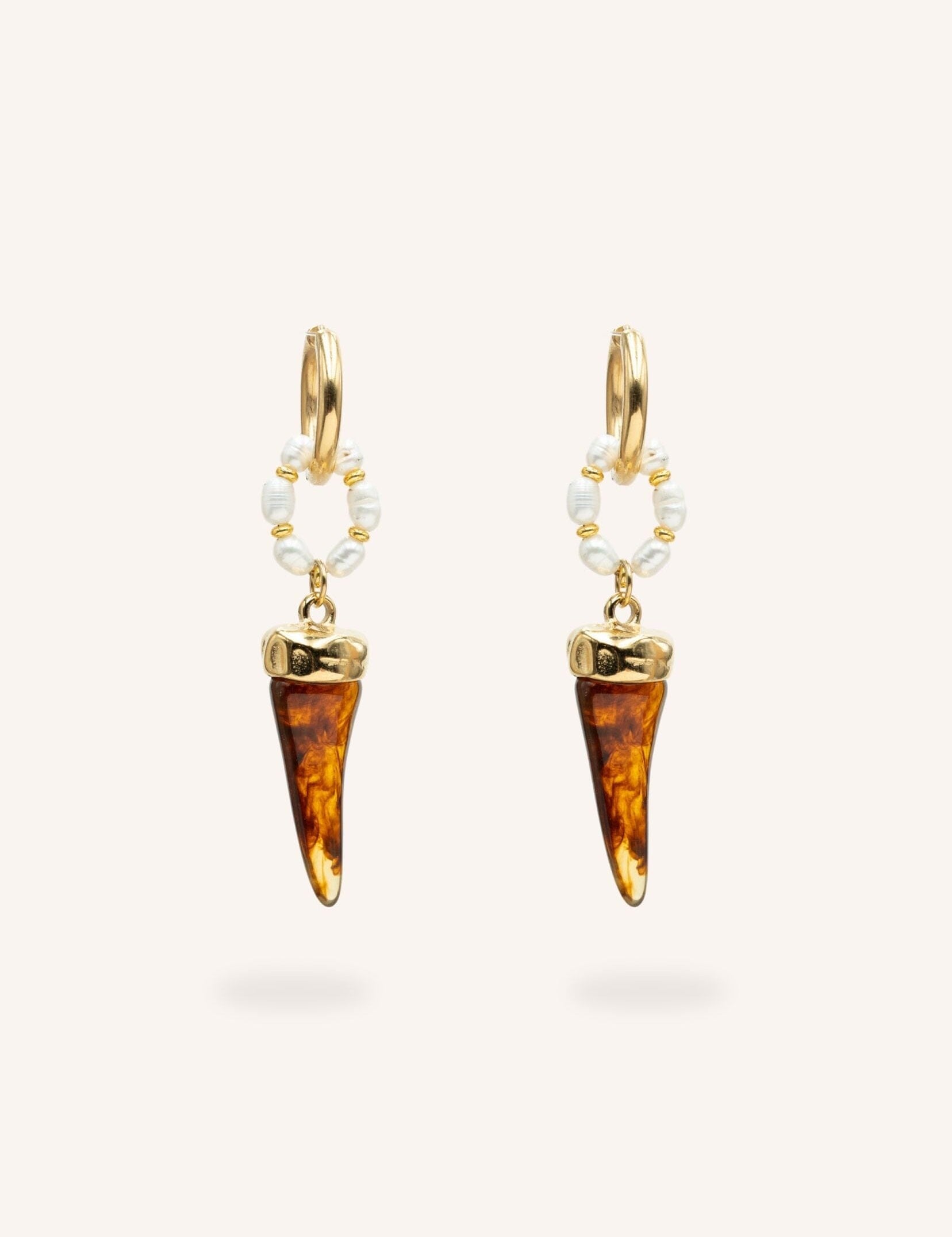 Boucles Bohm Paris - Ebonya Boucles d'oreilles type Créoles Bohm Paris Léopard 