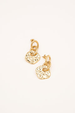 Boucles Bohm Paris - Edmée Boucles d'oreilles Pendantes Bohm Paris Doré 