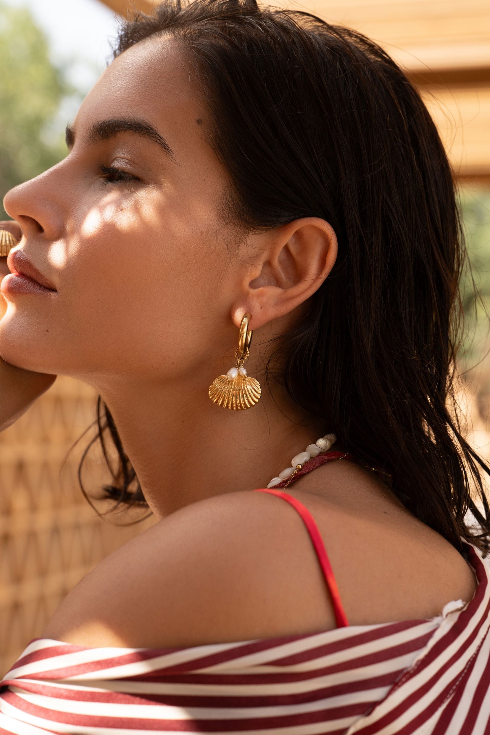 Boucles Bohm Paris - Elina Boucles d'oreilles Créoles Bohm Paris 