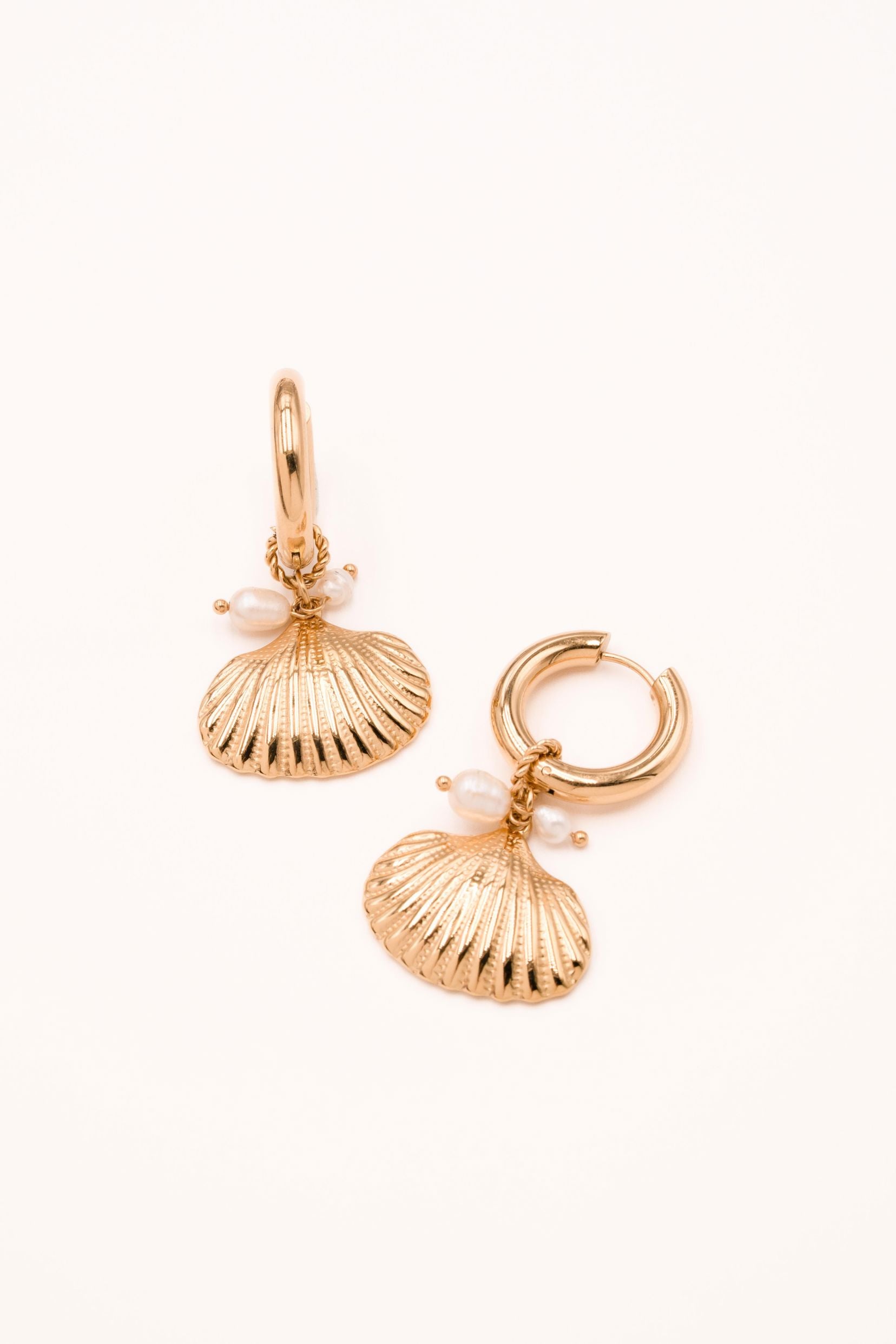 Boucles Bohm Paris - Elina Boucles d'oreilles Créoles Bohm Paris Doré 