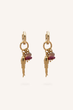 Boucles Bohm Paris - Eliora Boucles d'oreilles type Créoles Bohm Paris Perle d'eau douce 
