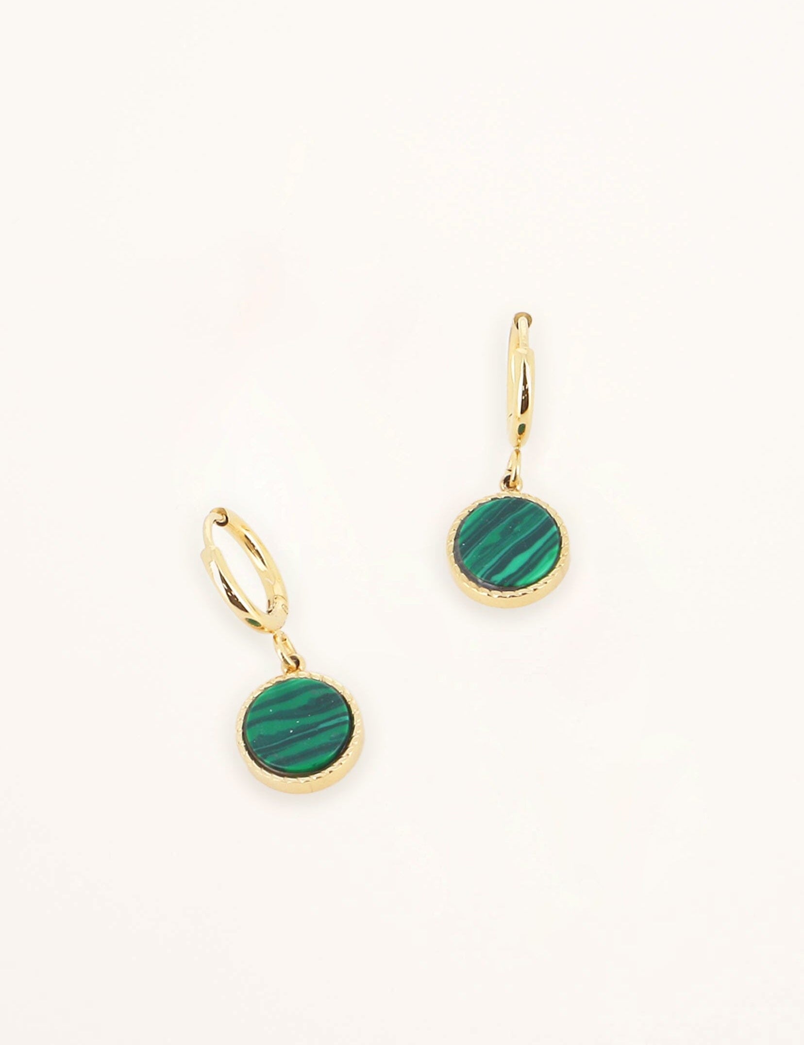 Boucles Bohm Paris - Emllo Boucles D'oreilles Bohm Paris Malachite 