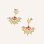 Boucles Bohm Paris - Emma Boucles d'oreilles Pendantes Bohm Paris Rouge 