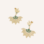 Boucles Bohm Paris - Emma Boucles d'oreilles Pendantes Bohm Paris Vert 