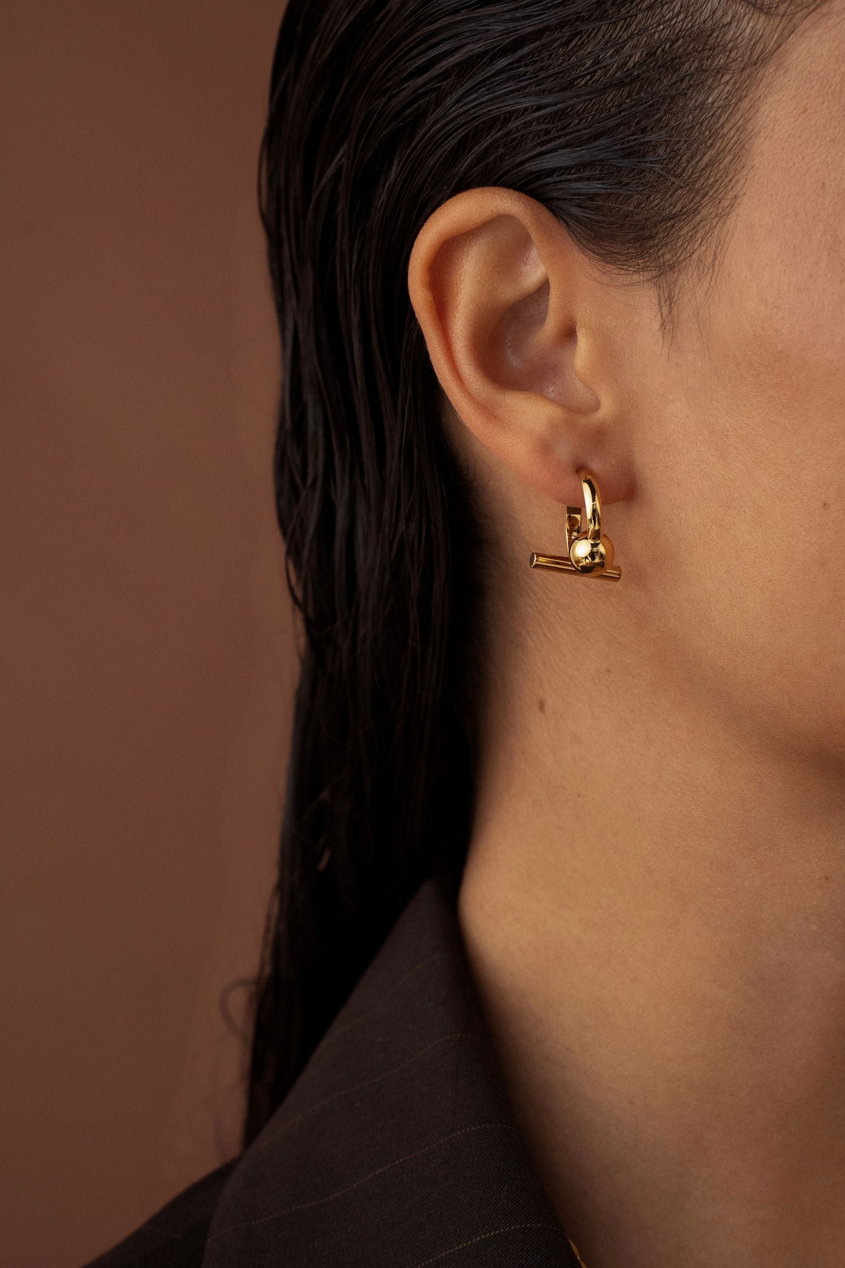 Boucles Bohm Paris - Enora Boucles d'oreilles à puces Bohm Paris 