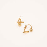 Boucles Bohm Paris - Enora Boucles d'oreilles à puces Bohm Paris Doré 