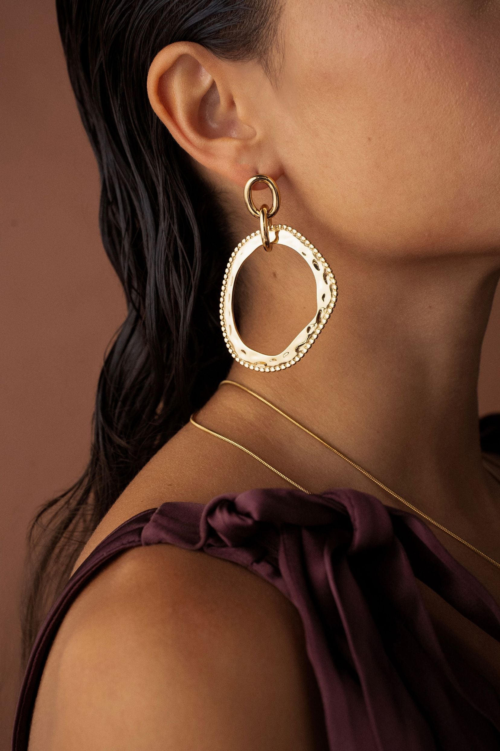 Boucles Bohm Paris - Espresso Boucles d'oreilles pendantes Bohm Paris 