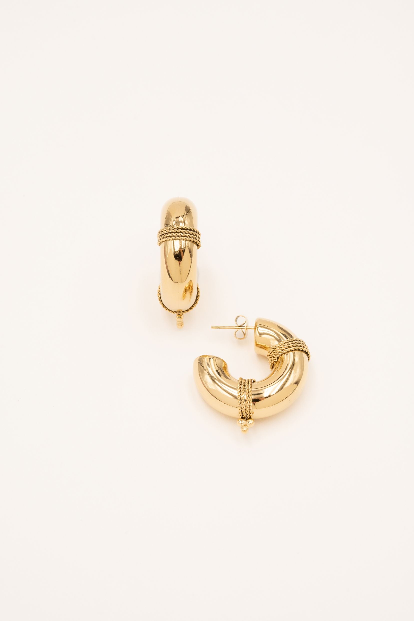 Boucles Bohm Paris - Évanie M Boucles d'oreilles type Créoles Bohm Paris Doré 