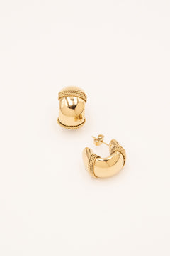 Boucles Bohm Paris - Évanie S Boucles d'oreilles type Créoles Bohm Paris Doré 