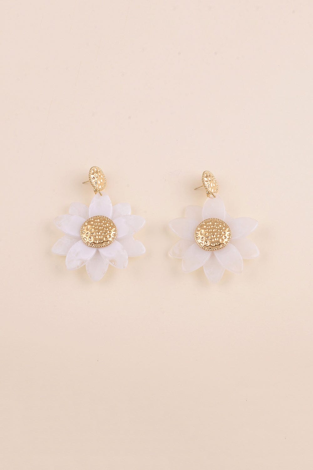 Boucles Bohm Paris - Fleuriane Boucles d'oreilles pendantes Bohm Paris Blanc 