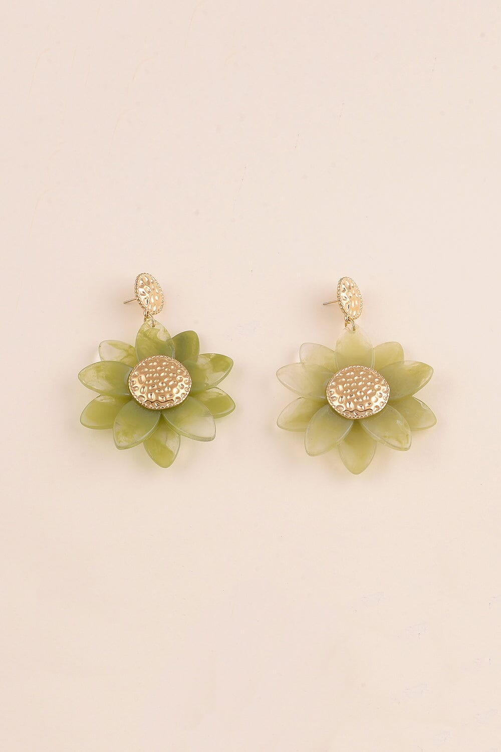 Boucles Bohm Paris - Fleuriane Boucles d'oreilles pendantes Bohm Paris Kaki 