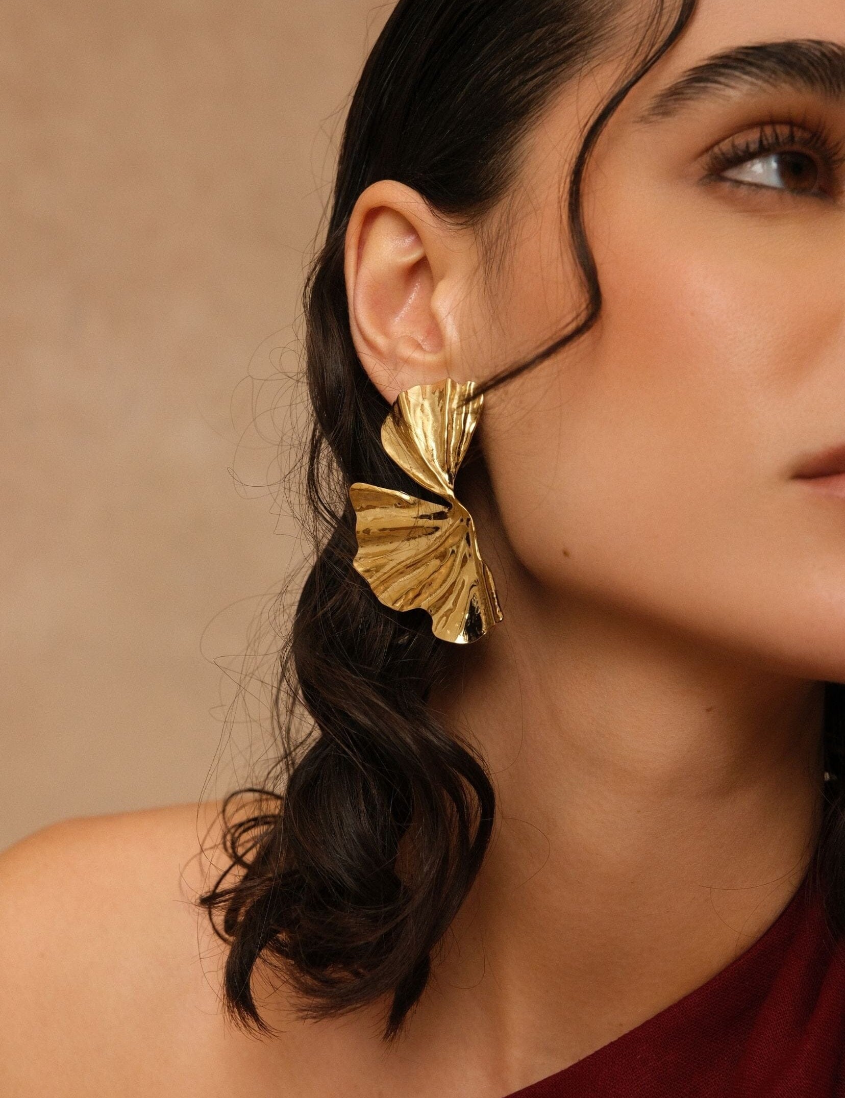 Boucles Bohm Paris - Florae Boucles d'oreilles à puces Bohm Paris 