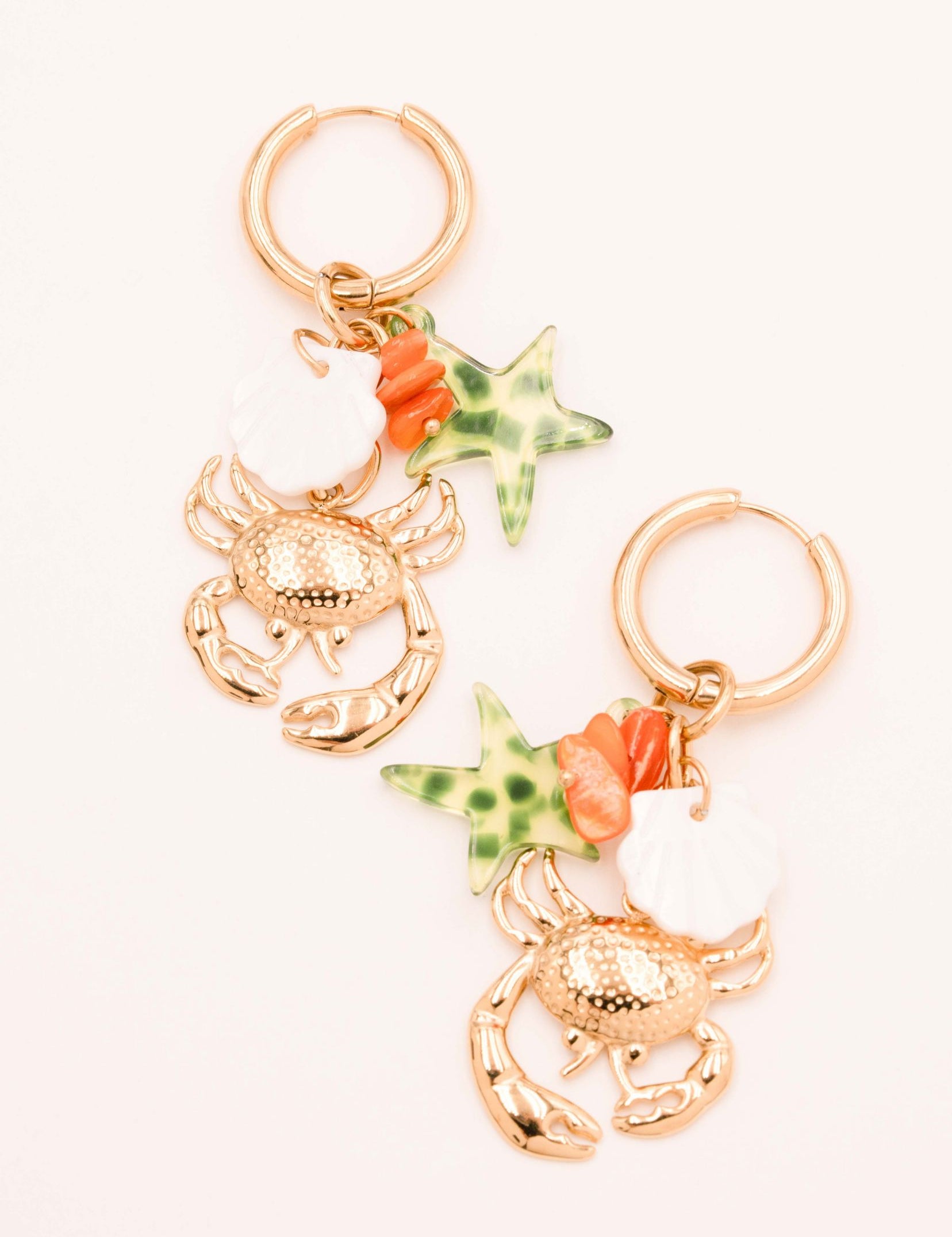 Boucles Bohm Paris - Florinia Boucles d'oreilles type créoles Bohm Paris Doré 
