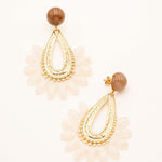 Boucles Bohm Paris - Garance Boucles D'oreilles Bohm Paris Beige acétate 