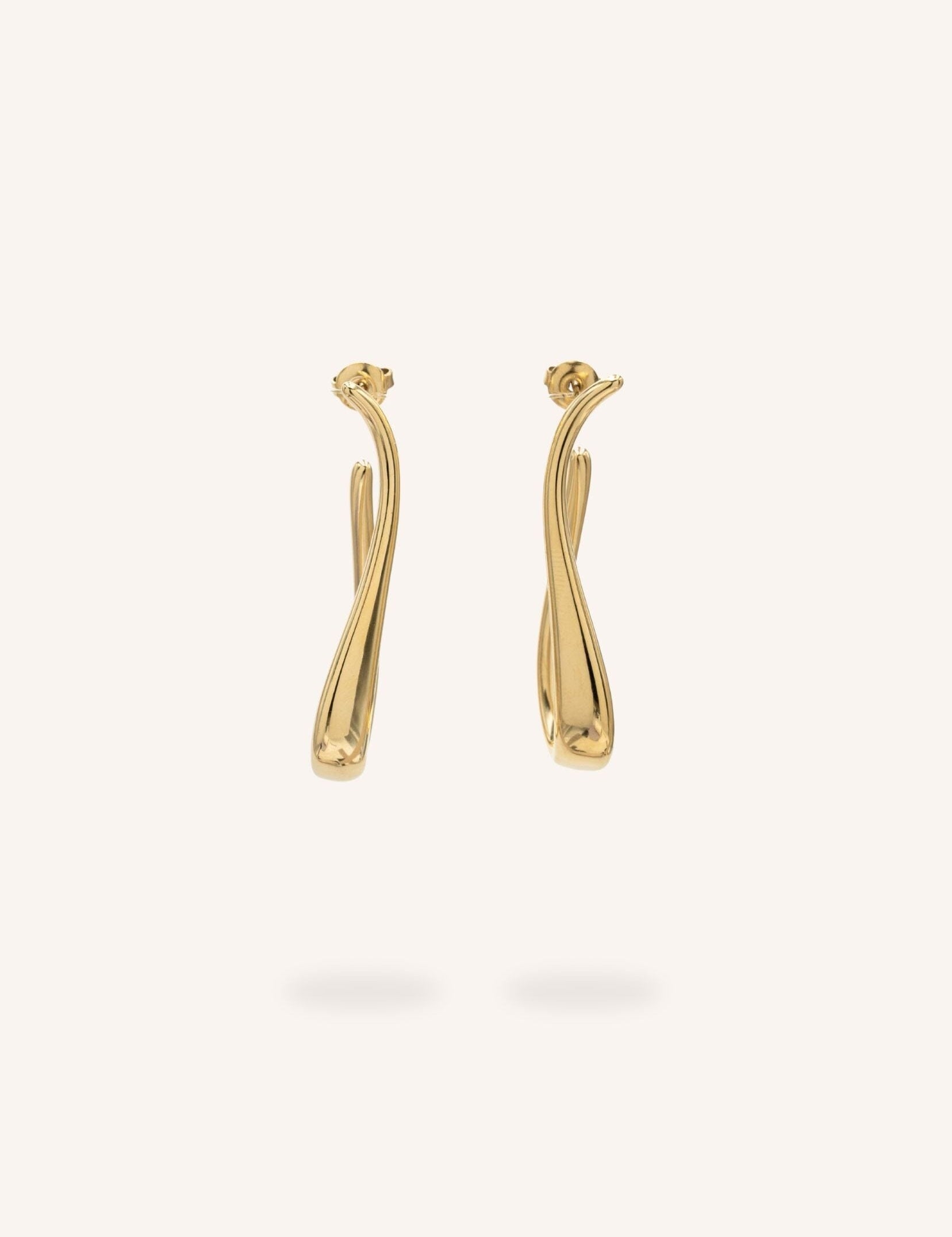 Boucles Bohm Paris - Gina Boucles d'oreilles type Créoles Bohm Paris Doré 