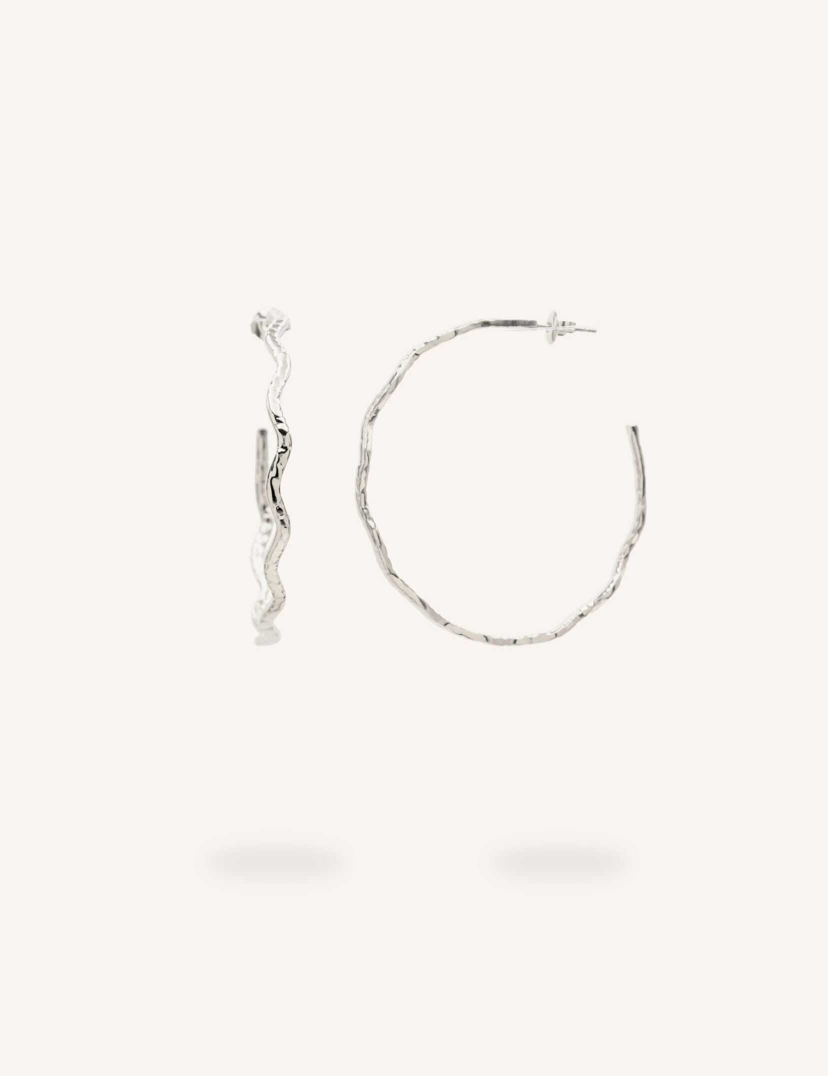 Boucles Bohm Paris - Graysie Boucles d'oreilles type Créoles Bohm Paris Argenté 