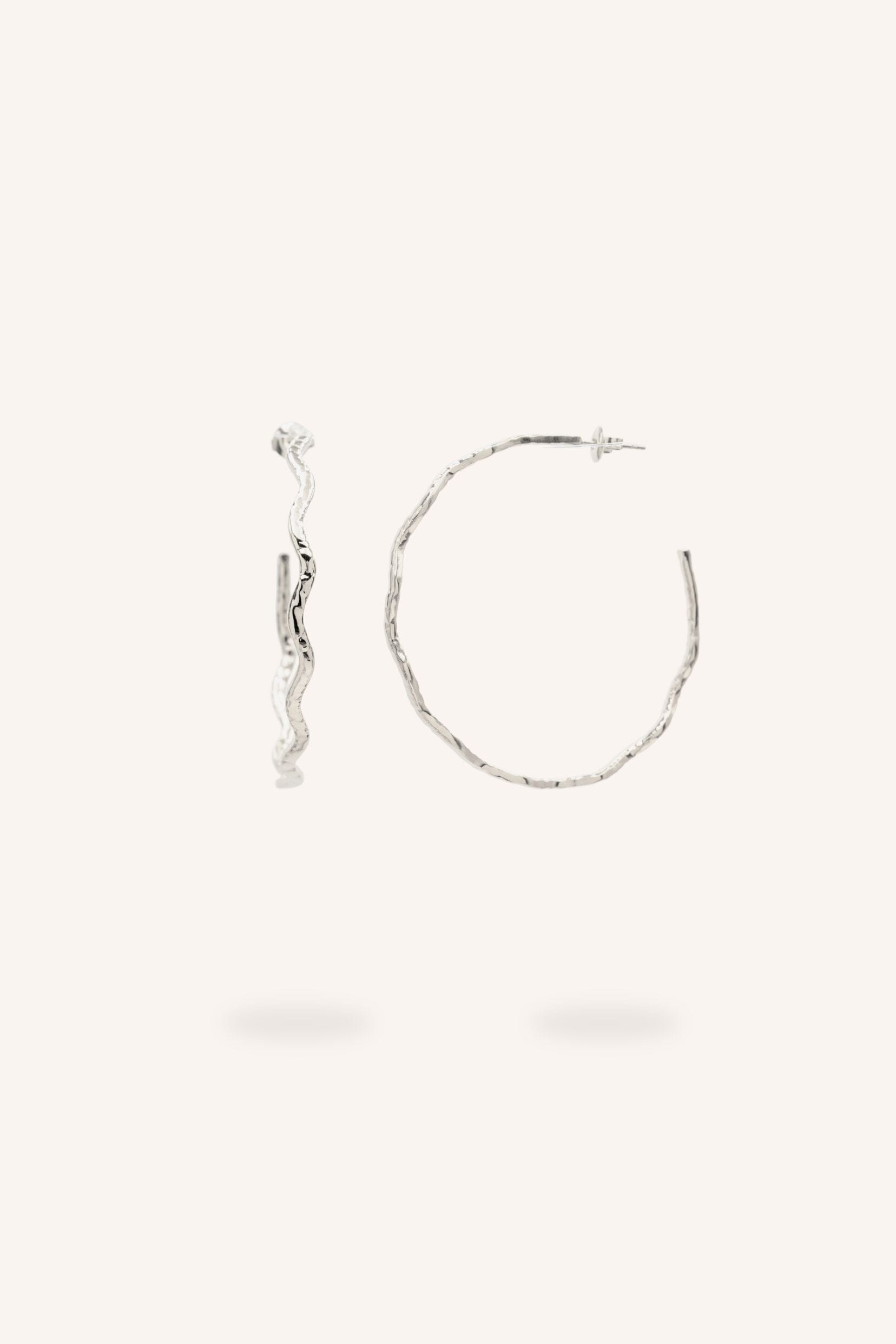 Boucles Bohm Paris - Graysie Boucles d'oreilles type Créoles Bohm Paris Argenté 