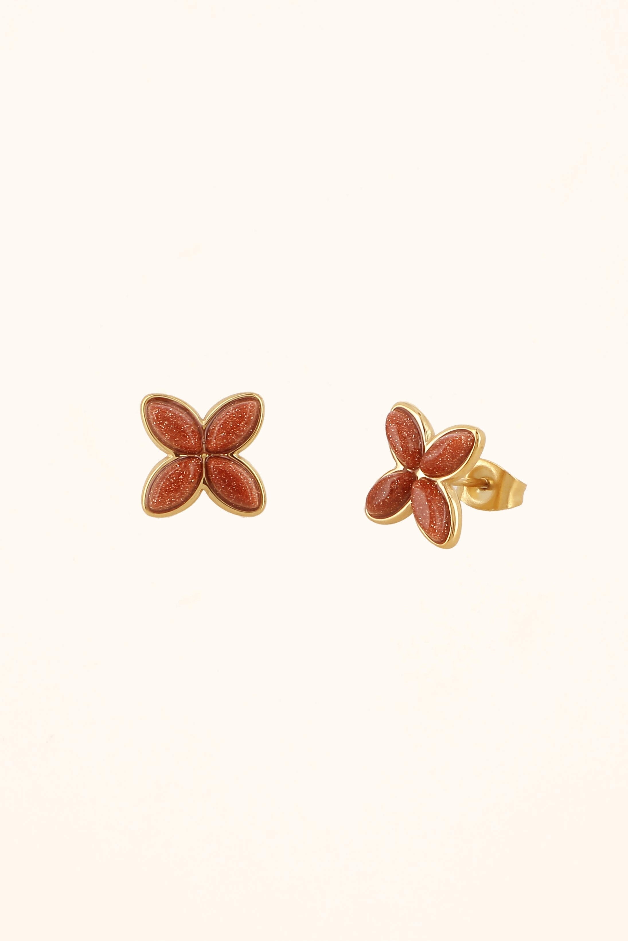 Boucles Bohm Paris - Gwendoline Boucles D'oreilles Bohm Paris Sable d'or 