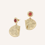 Boucles Bohm Paris - Hermine Boucles d'oreilles Pendantes Bohm Paris Cornaline 