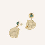 Boucles Bohm Paris - Hermine Boucles d'oreilles Pendantes Bohm Paris Jaspe vert 