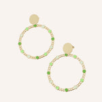 Boucles Bohm Paris - Hortensia Boucles d'oreilles à puces Bohm Paris Vert 