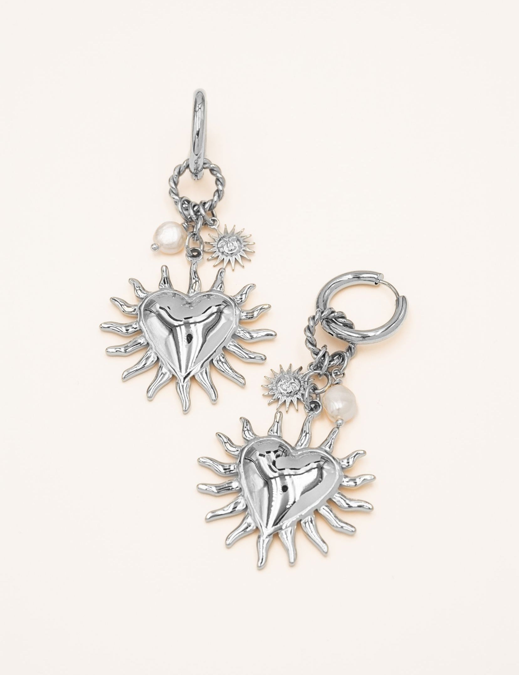 Boucles Bohm Paris - Ilaria Boucles d'oreilles Pendantes Bohm Paris Argenté 
