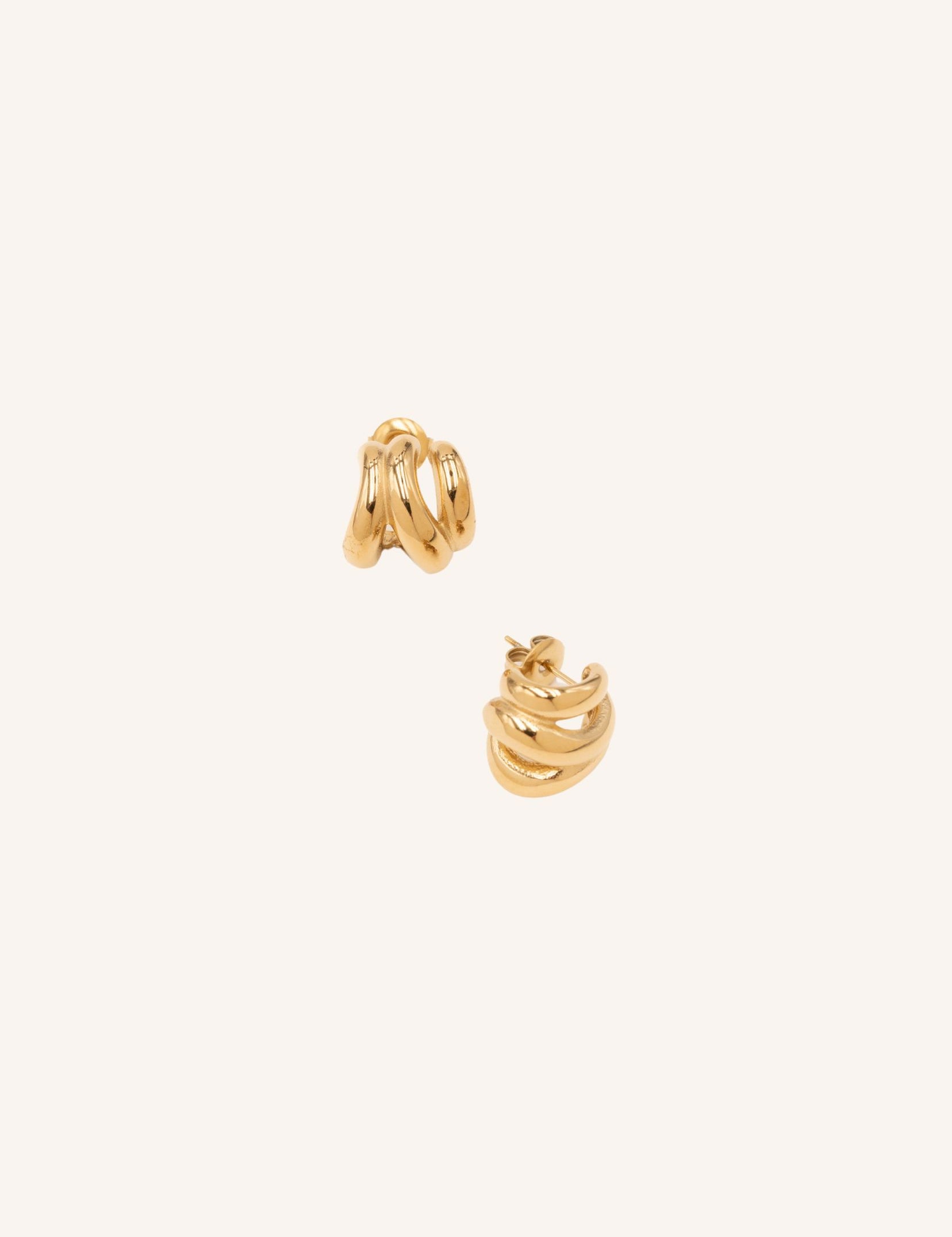 Boucles Bohm Paris - Irisia Boucles d'oreilles type Créoles Bohm Paris Doré 