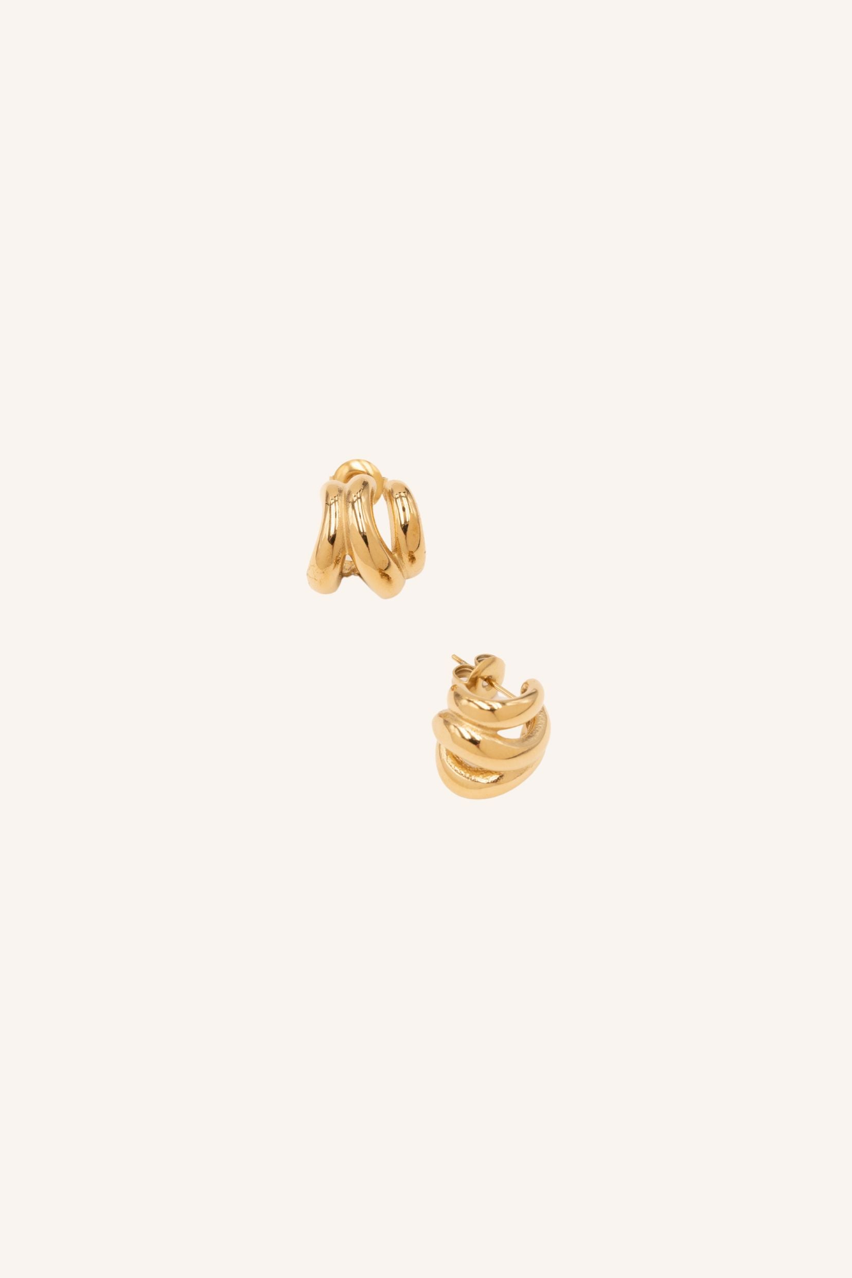 Boucles Bohm Paris - Irisia Boucles d'oreilles type Créoles Bohm Paris Doré 