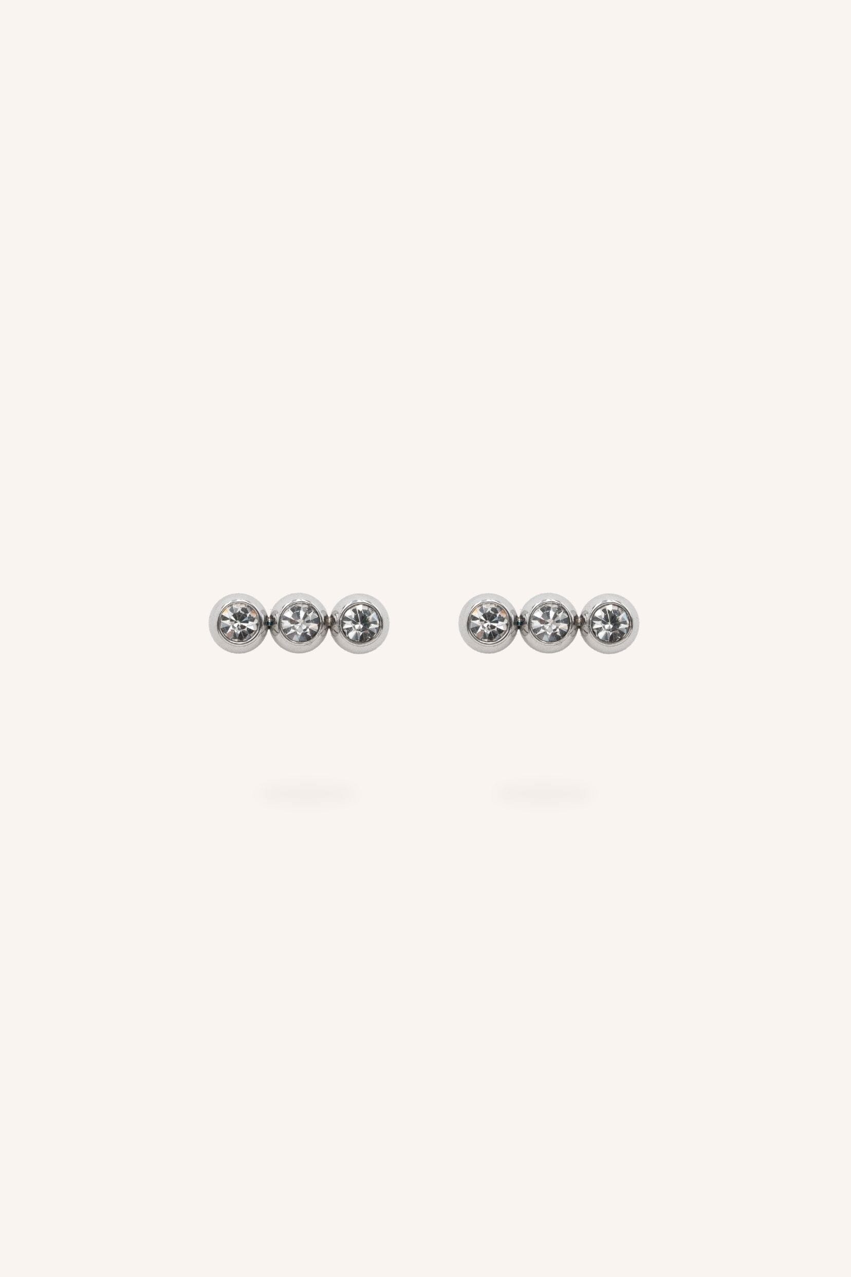Boucles Bohm Paris - Irissa Boucles d'oreilles à puces Bohm Paris Argenté 
