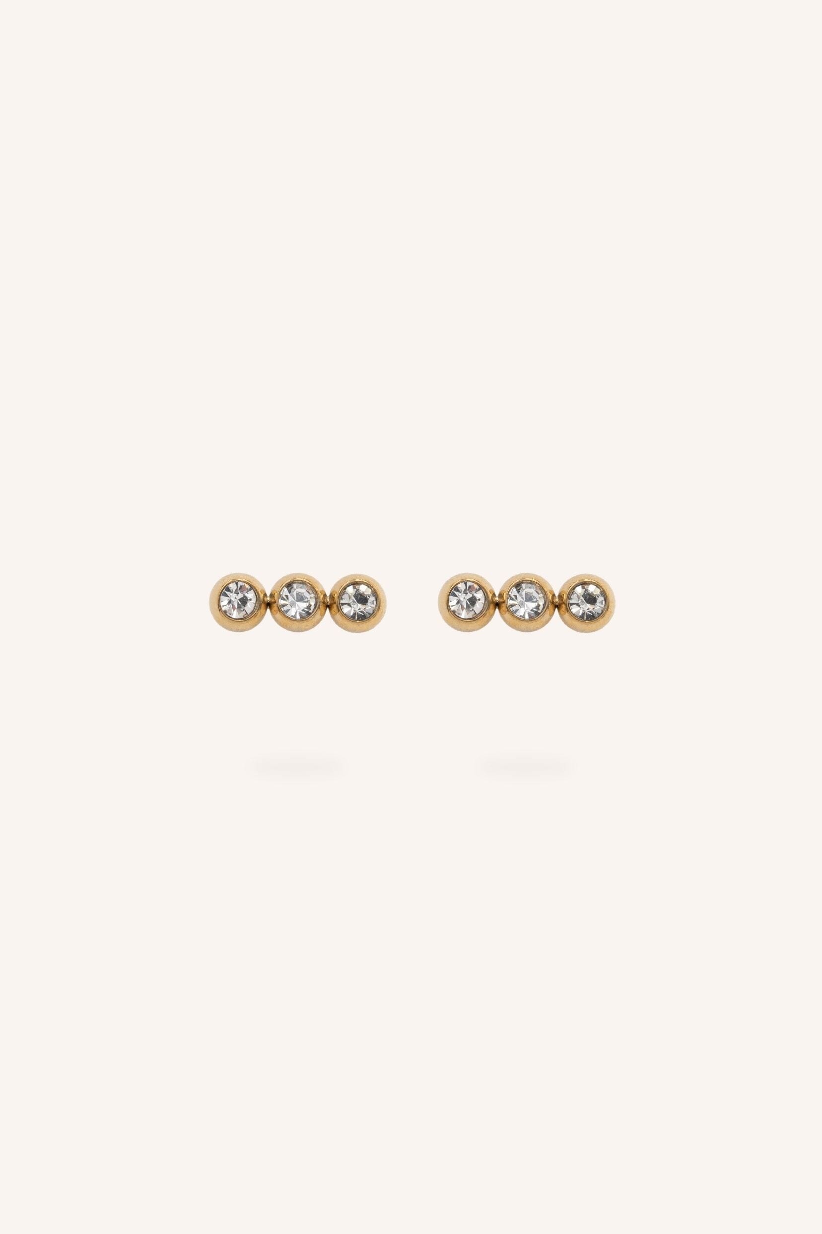 Boucles Bohm Paris - Irissa Boucles d'oreilles à puces Bohm Paris Doré 