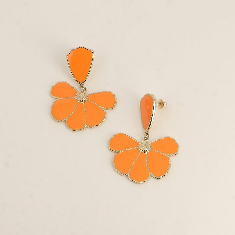 Boucles Bohm Paris - Isae Boucles d'oreilles pendantes Bohm Paris Orange 