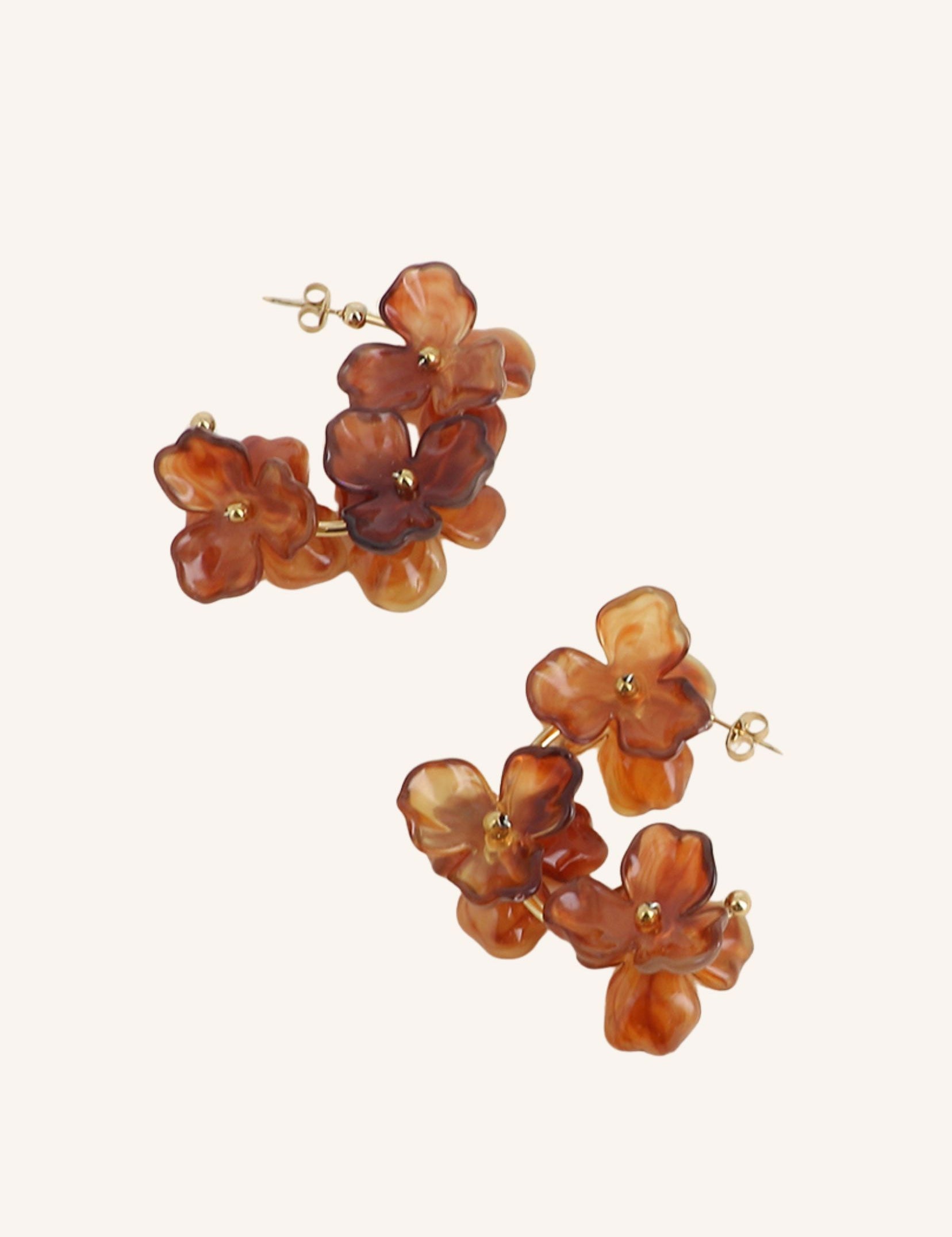 Boucles Bohm Paris - Ise Boucles d'oreilles Pendantes Bohm Paris Marron 