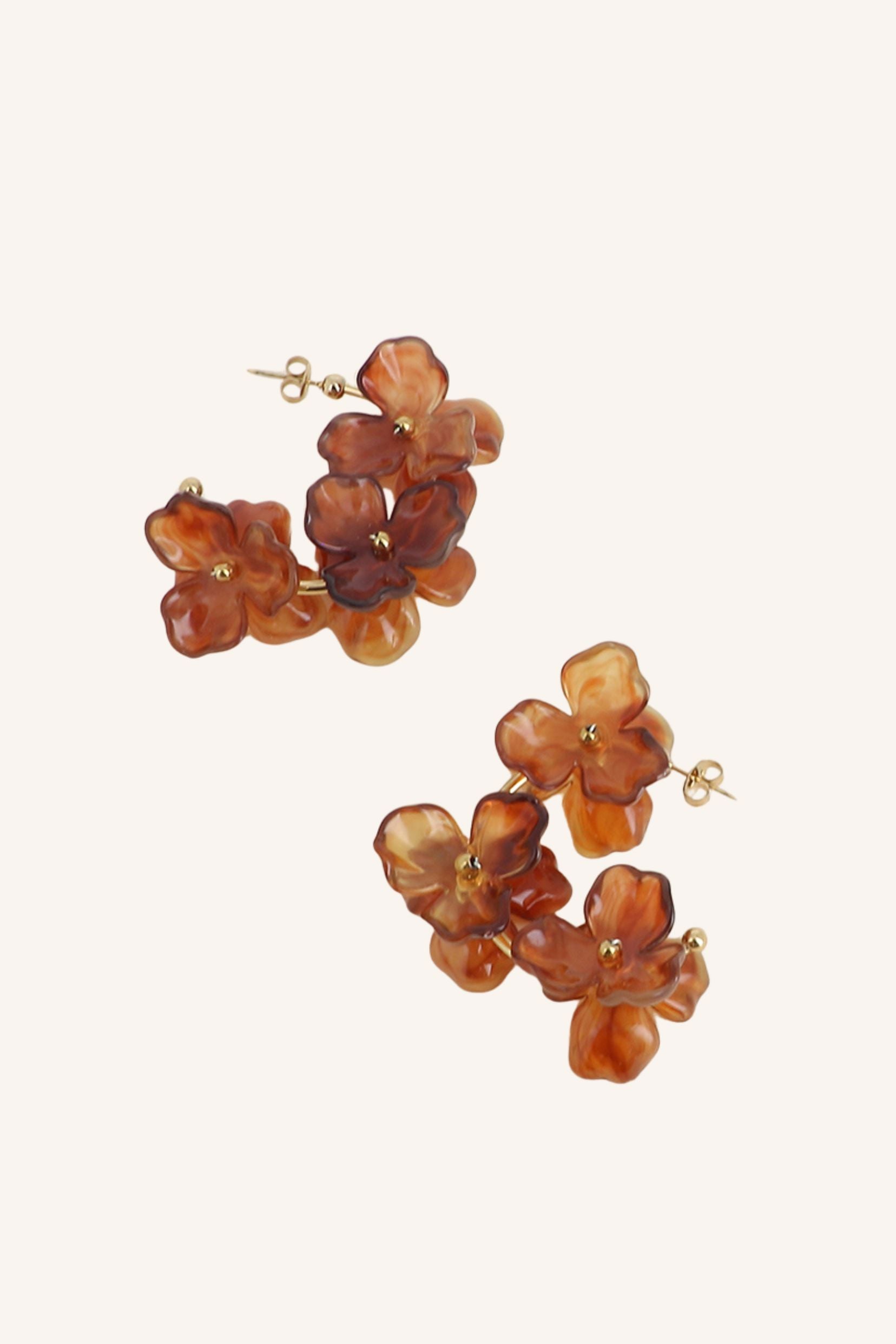 Boucles Bohm Paris - Ise Boucles d'oreilles Pendantes Bohm Paris Marron 