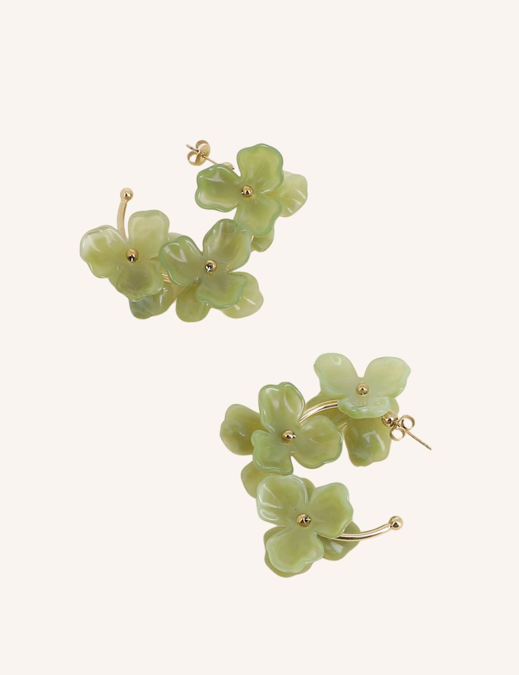 Boucles Bohm Paris - Ise Boucles d'oreilles Pendantes Bohm Paris Vert 