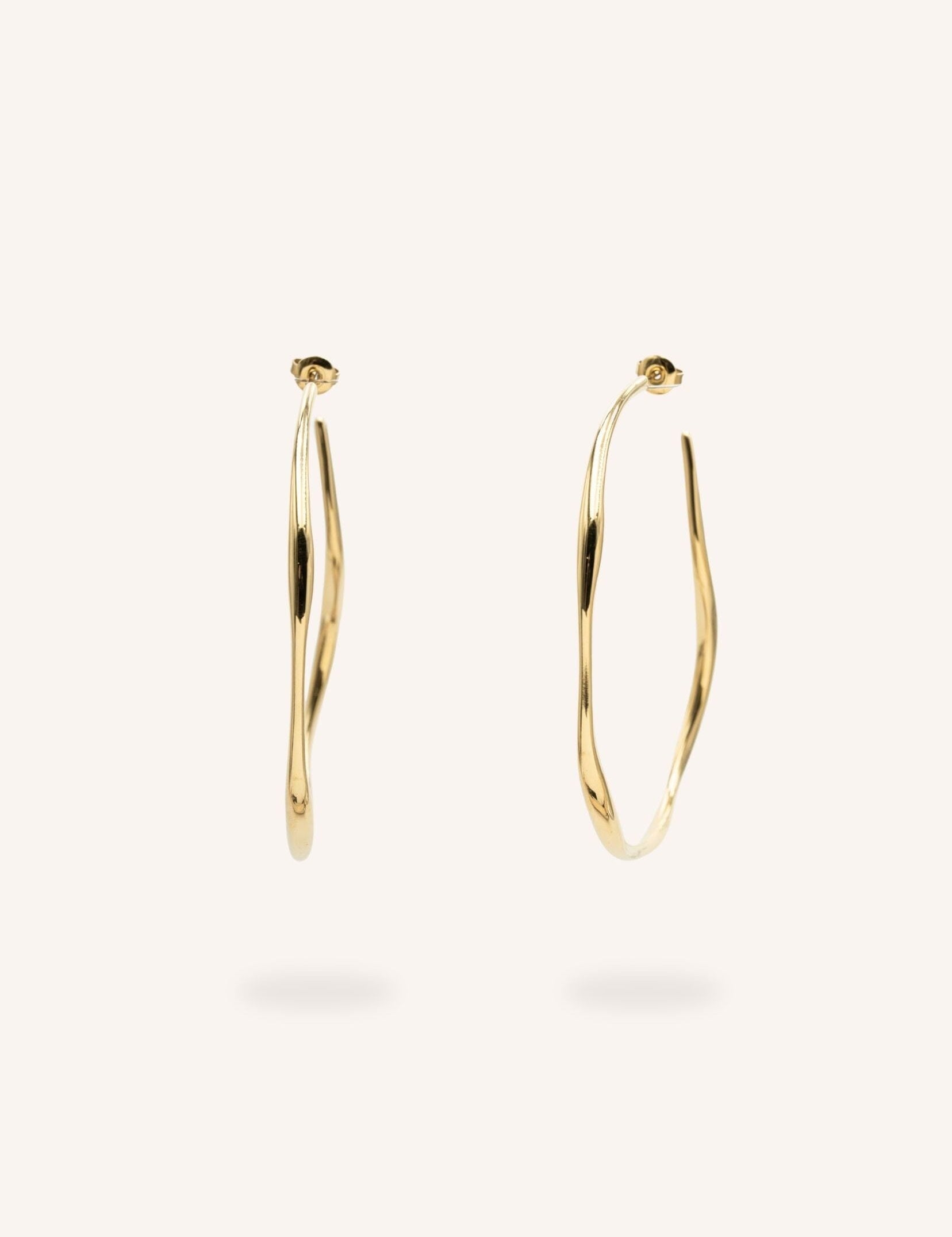Boucles Bohm Paris - Isée Boucles d'oreilles type Créoles Bohm Paris Doré 