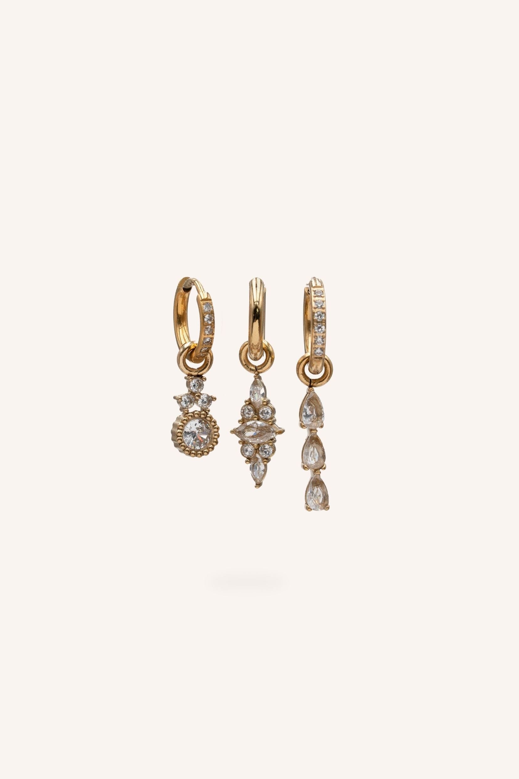 Boucles Bohm Paris - Joyana Boucles d'oreilles type Créoles Bohm Paris Blanc 