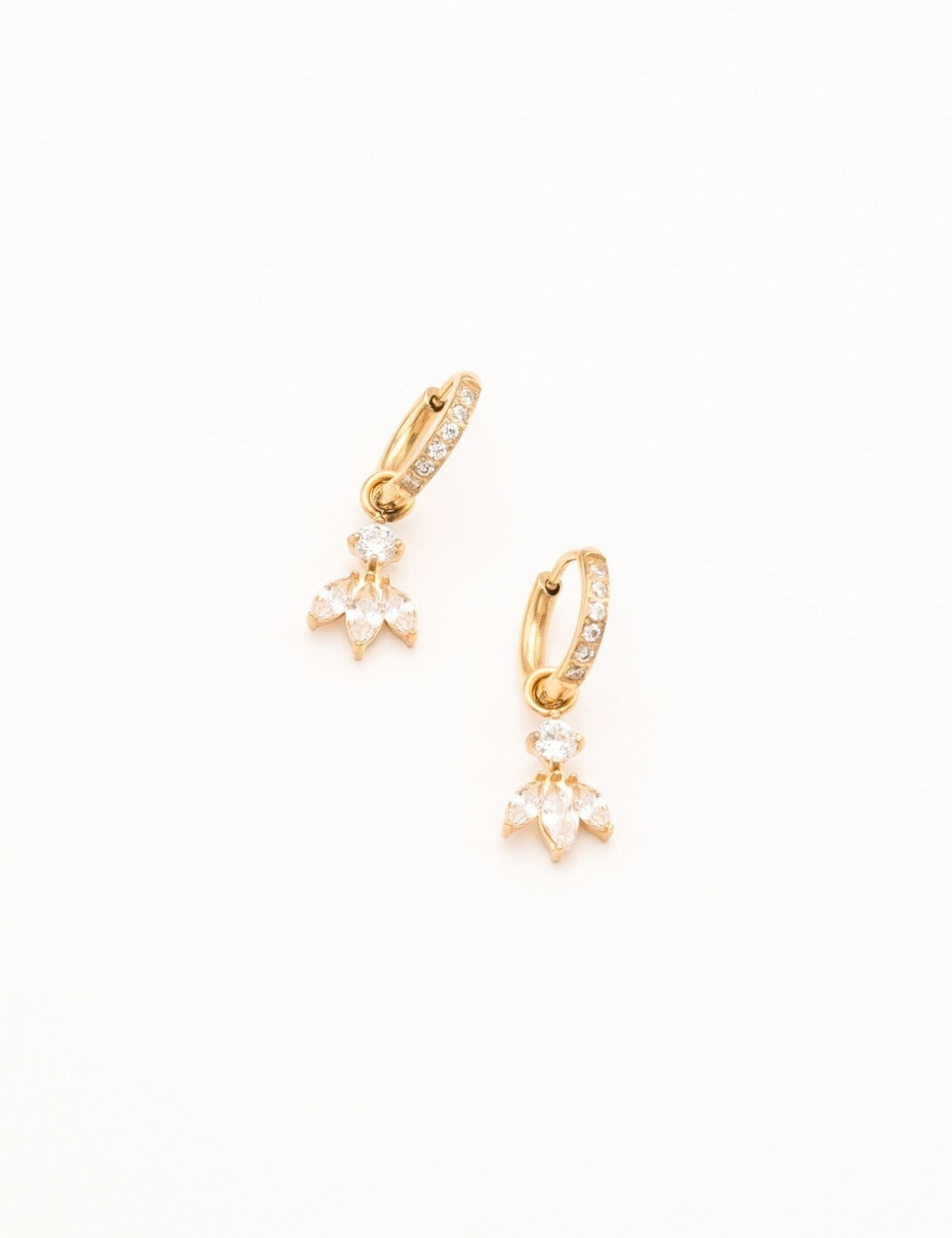 Boucles Bohm Paris - Katarina Boucles D'oreilles Bohm Paris Blanc 