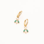 Boucles Bohm Paris - Katarina Boucles D'oreilles Bohm Paris Emeraude 