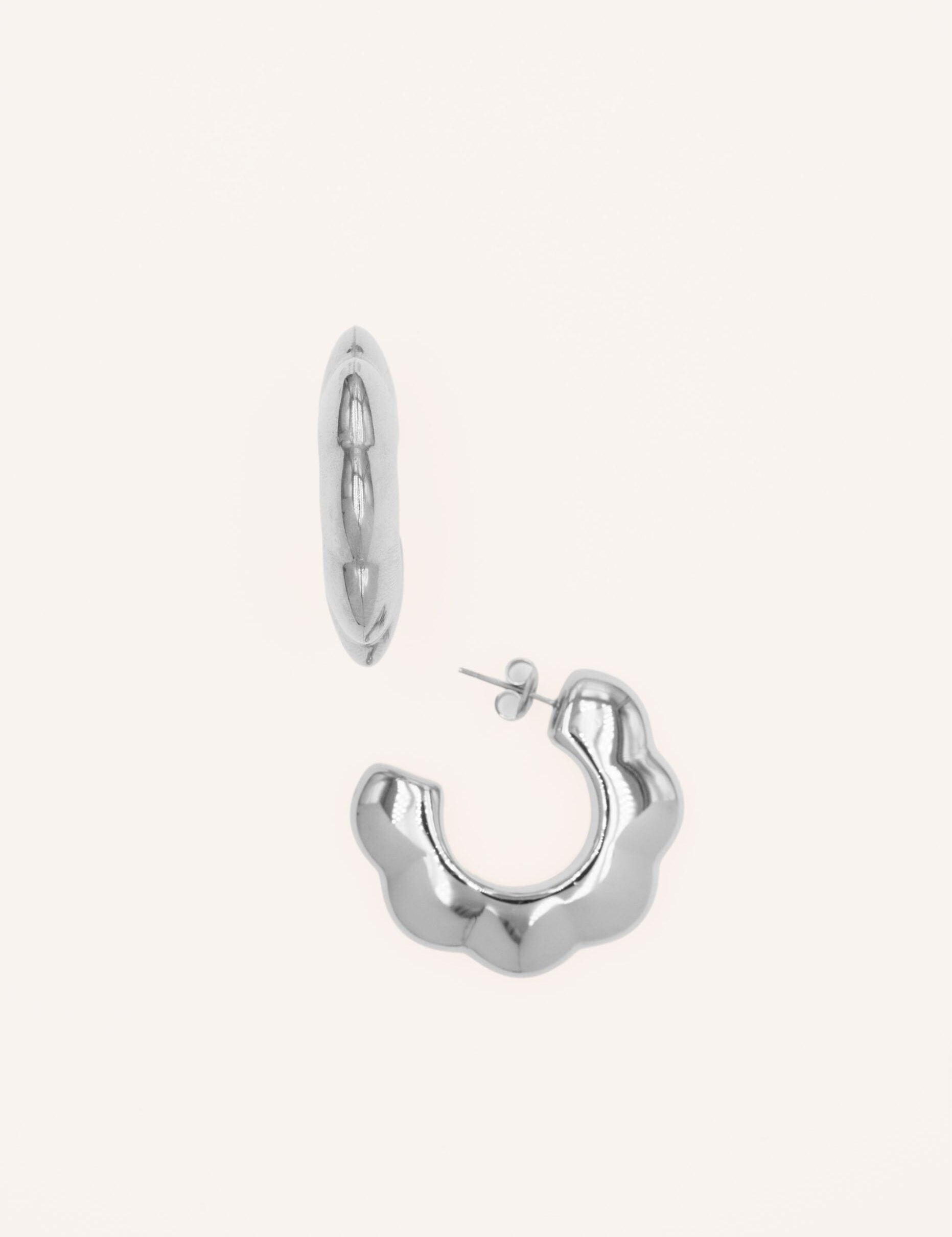 Boucles Bohm Paris - Kervelys Boucles d'oreilles type Créoles Bohm Paris Argenté 