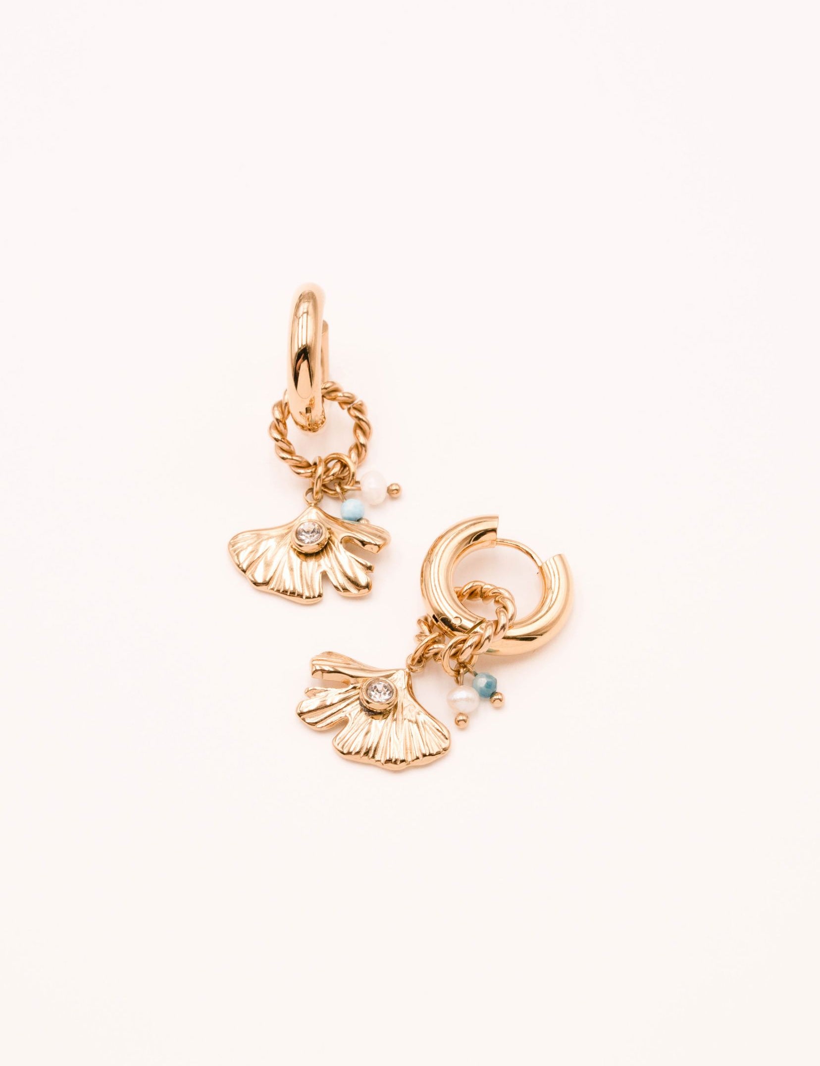 Boucles Bohm Paris - Lani Boucles d'oreilles Créoles Bohm Paris Doré 