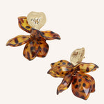 Boucles Bohm Paris - Latte Boucles d'oreilles Pendantes Bohm Paris Léopard 