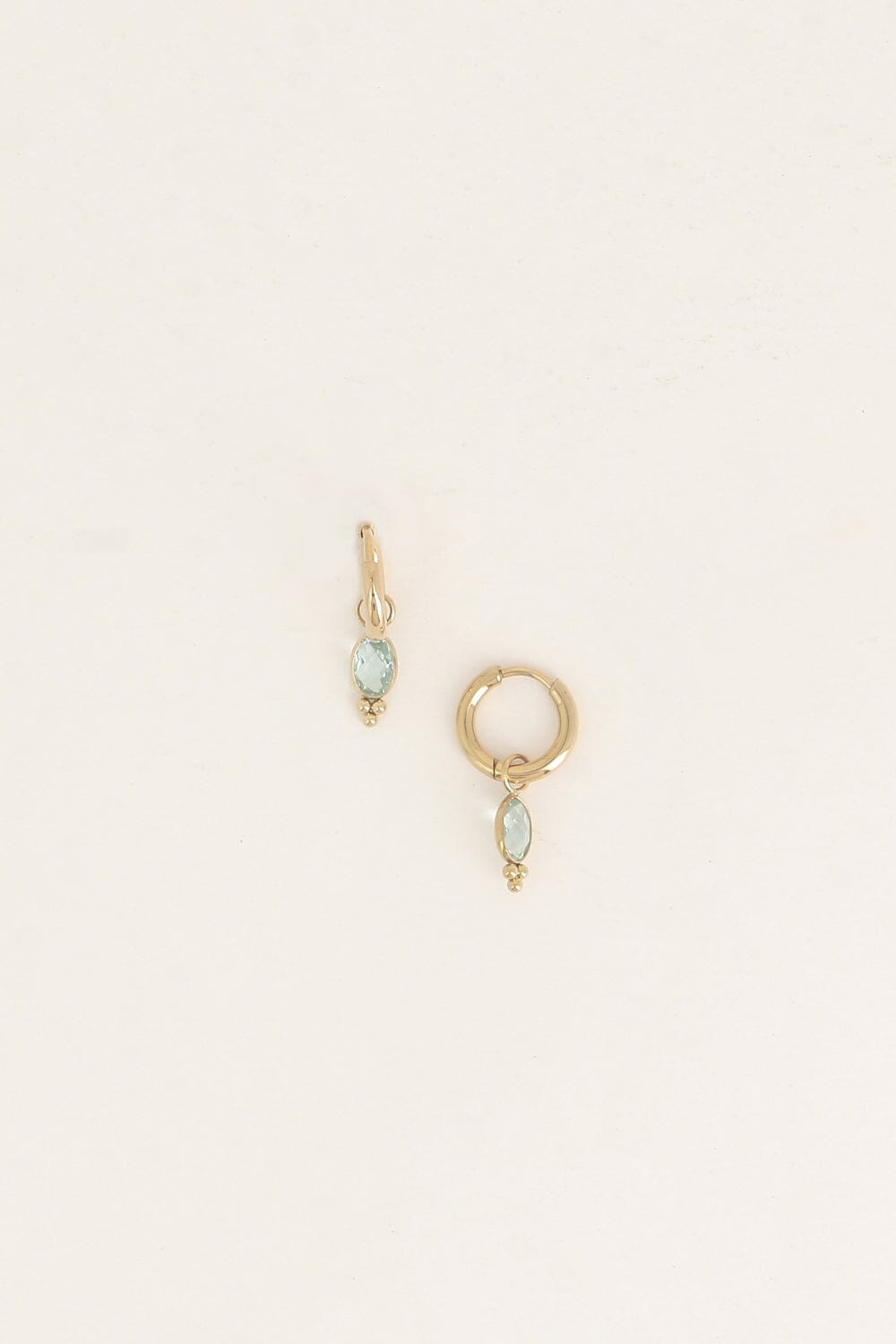 Boucles Bohm Paris - Léonie Boucles d'oreilles type Créoles Bohm Paris Chrysolite 