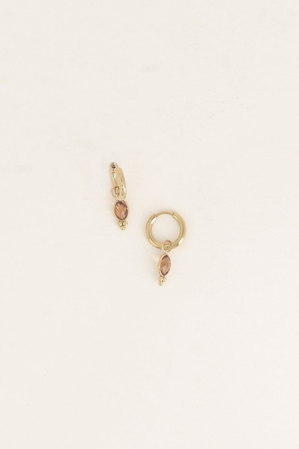 Boucles Bohm Paris - Léonie Boucles d'oreilles type Créoles Bohm Paris Marron 