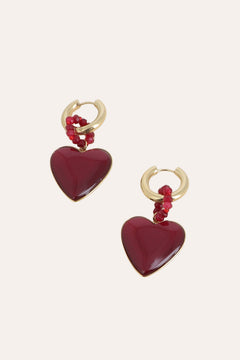 Boucles Bohm Paris - Lior Boucles d'oreilles Pendantes Bohm Paris Rouge 