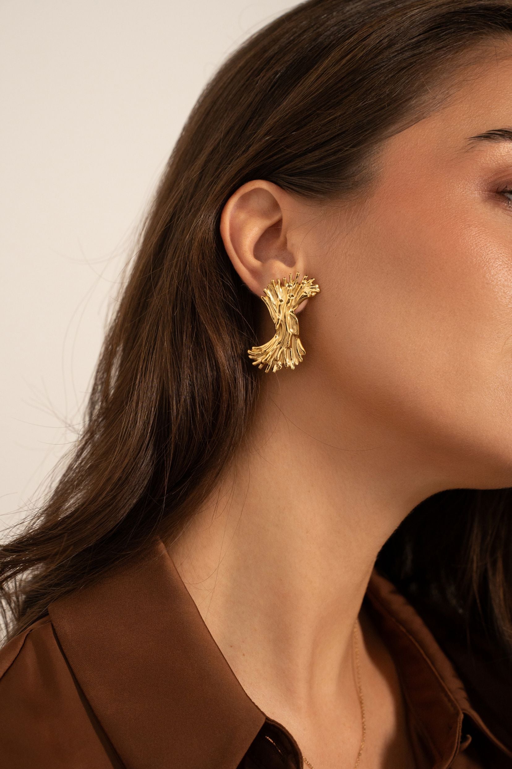 Boucles Bohm Paris - Lise Boucles d'oreilles à puces Bohm Paris 