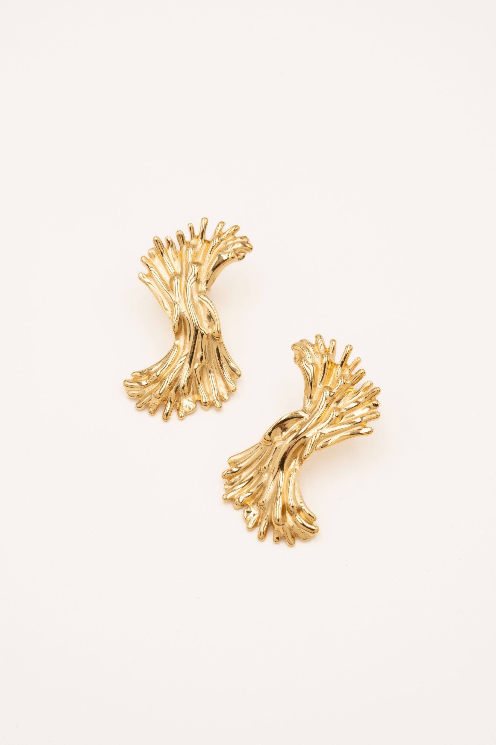 Boucles Bohm Paris - Lise Boucles d'oreilles à puces Bohm Paris Doré 