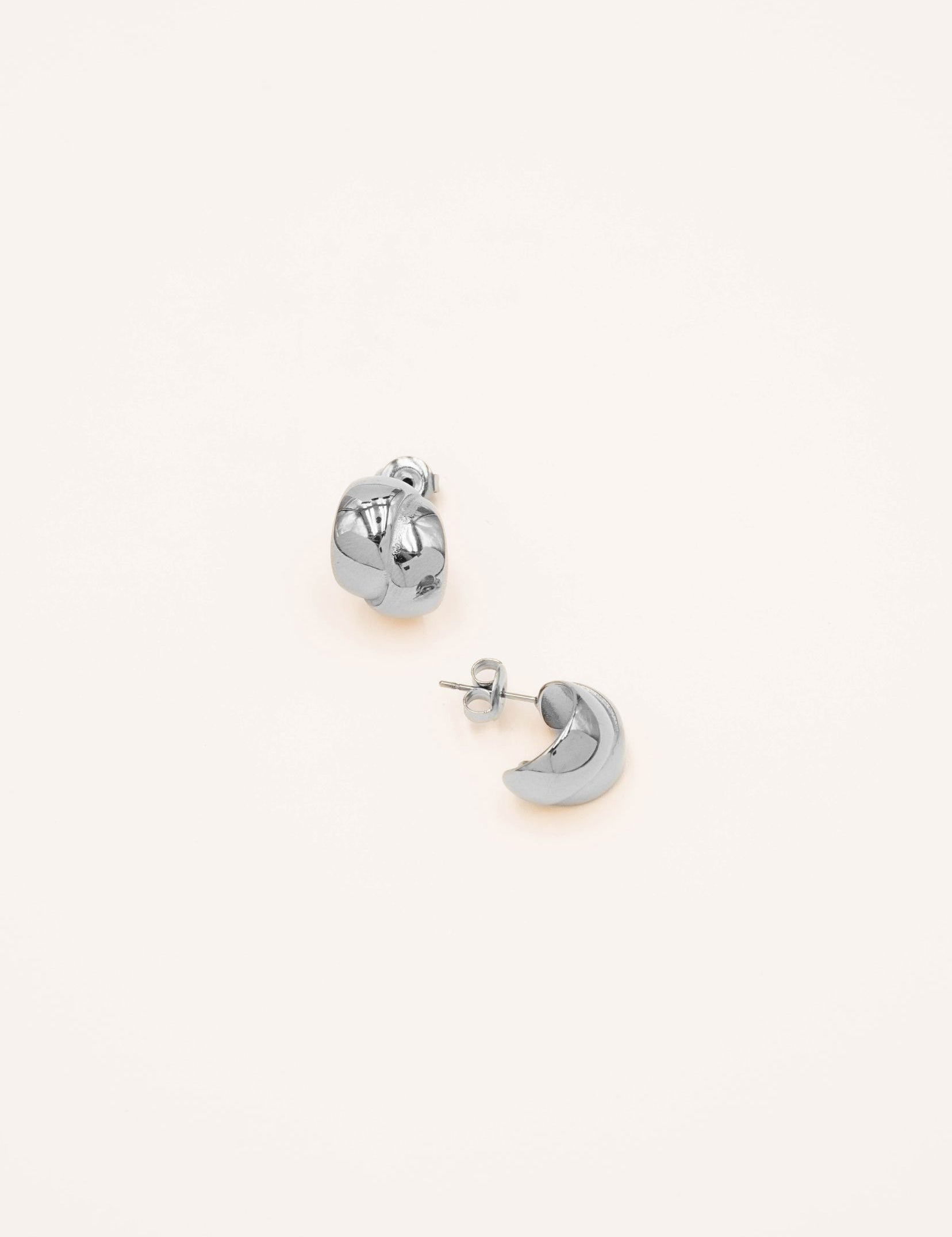Boucles Bohm Paris - Lison Boucles d'oreilles type Créoles Bohm Paris Argenté 